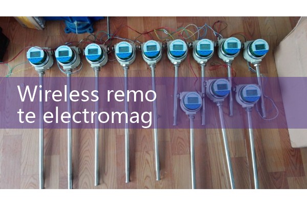 Wireless remote transmission electromagnetic flowmeter