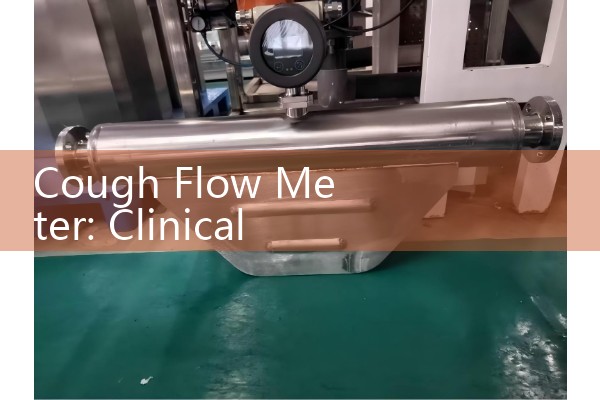 Cough Flow Meter: Clinical Equipment for Expiratory Force Pulmonary Tests