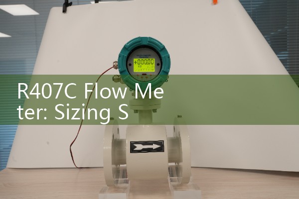 R407C Flow Meter: Sizing Sensors; ensure compatibility with POE lubricants.