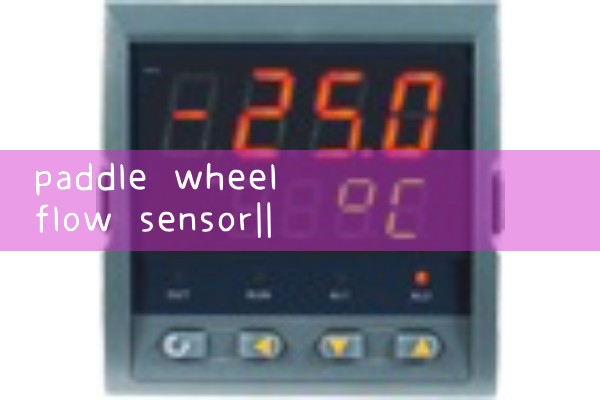 paddle wheel flow sensor|water flow meter