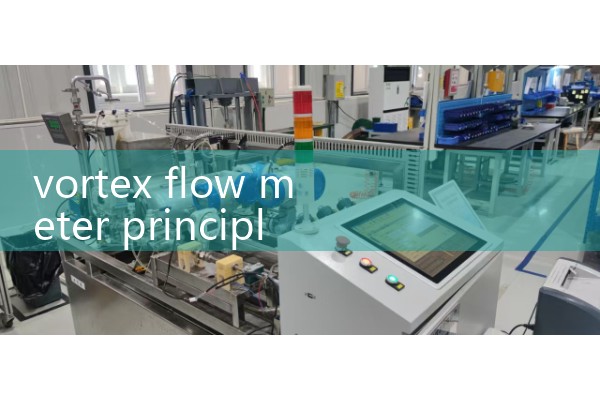 vortex flow meter principle|water flow meter
