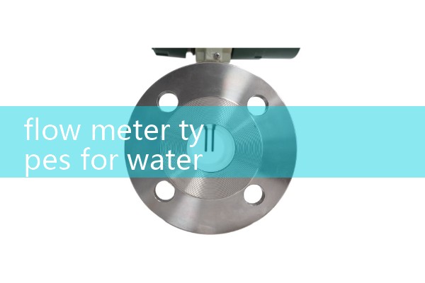 flow meter types for water|water flow meter